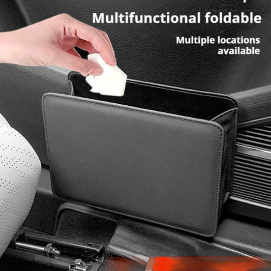 Hanging Leather Car Door Storage Bin