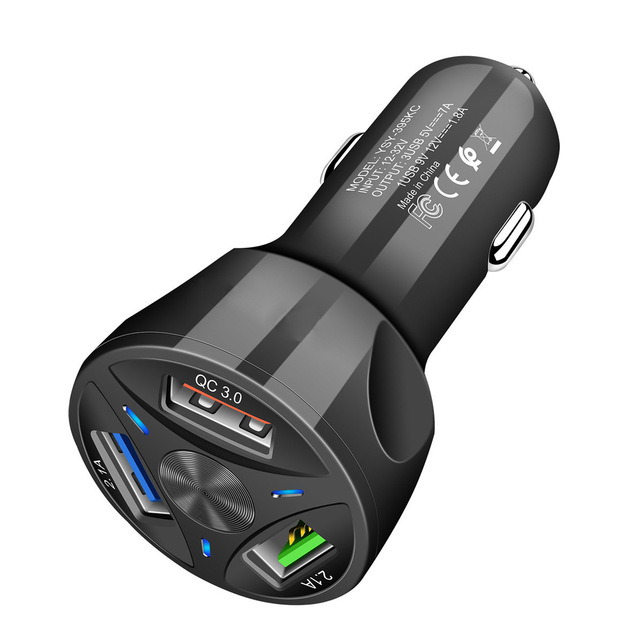3-Port USB Car Charger – Quick Charge 3.0 - image 2