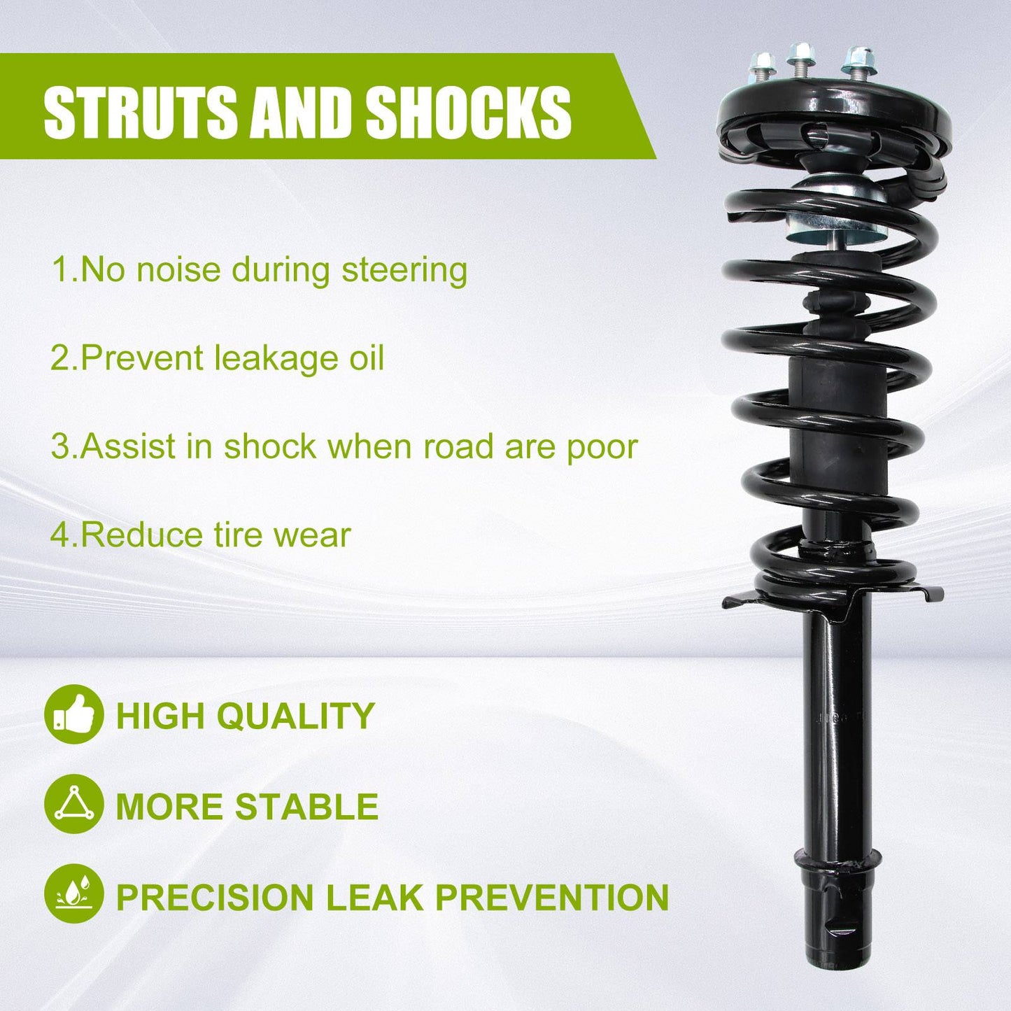 Front Spring Struts Assembly For 1998 - 2002 Honda Accord 1999 - 2003 Acura TL