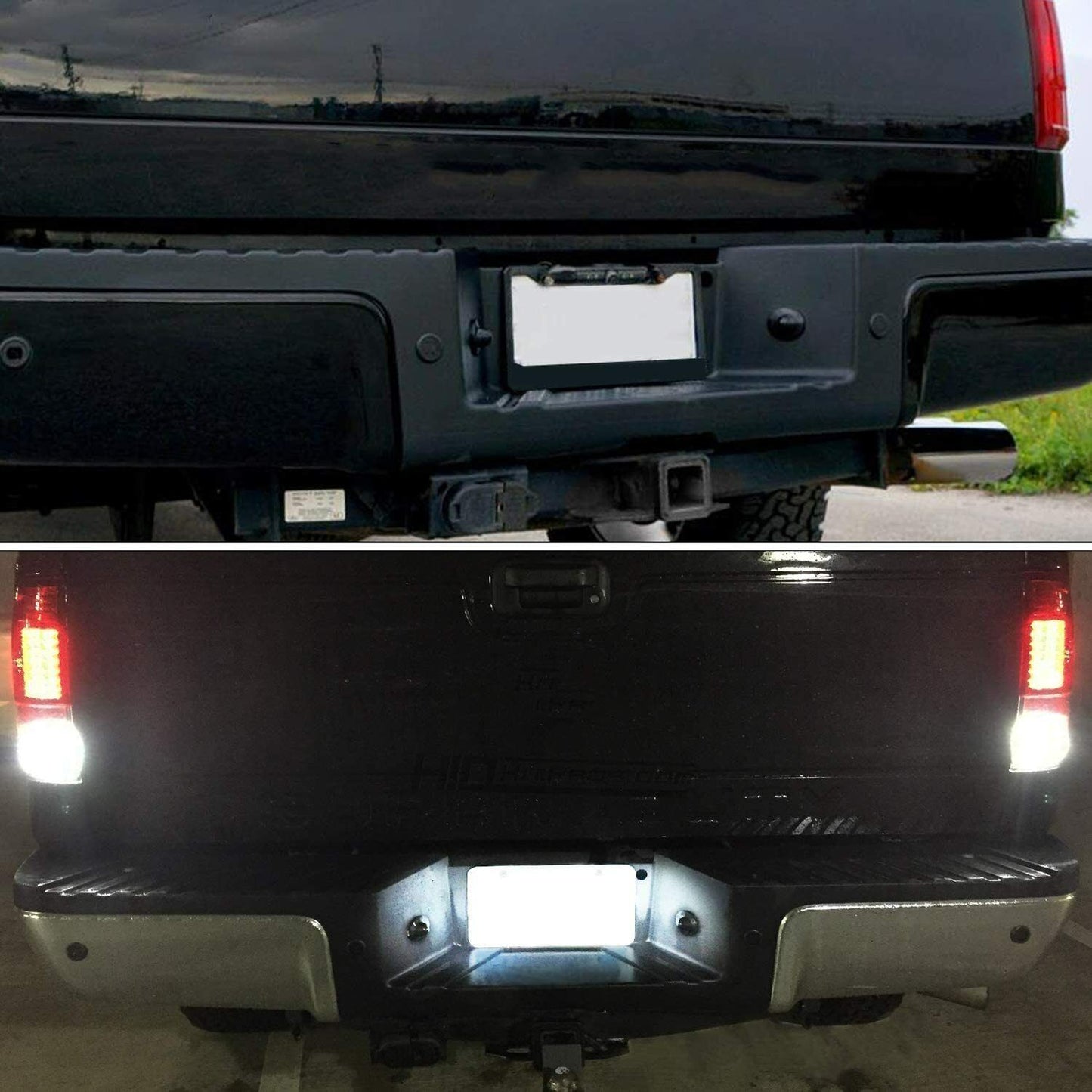 2x LED License Plate Light Tag Lamp Assembly Replacement For Ford F150 F250 F350