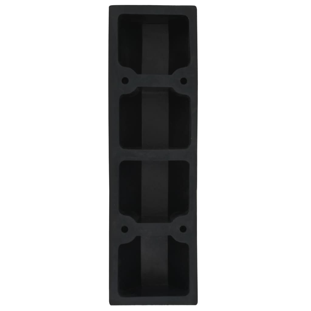 Parking Speed Bumps, 2 Pieces, Rubber, 49 x 15 x 9 cm