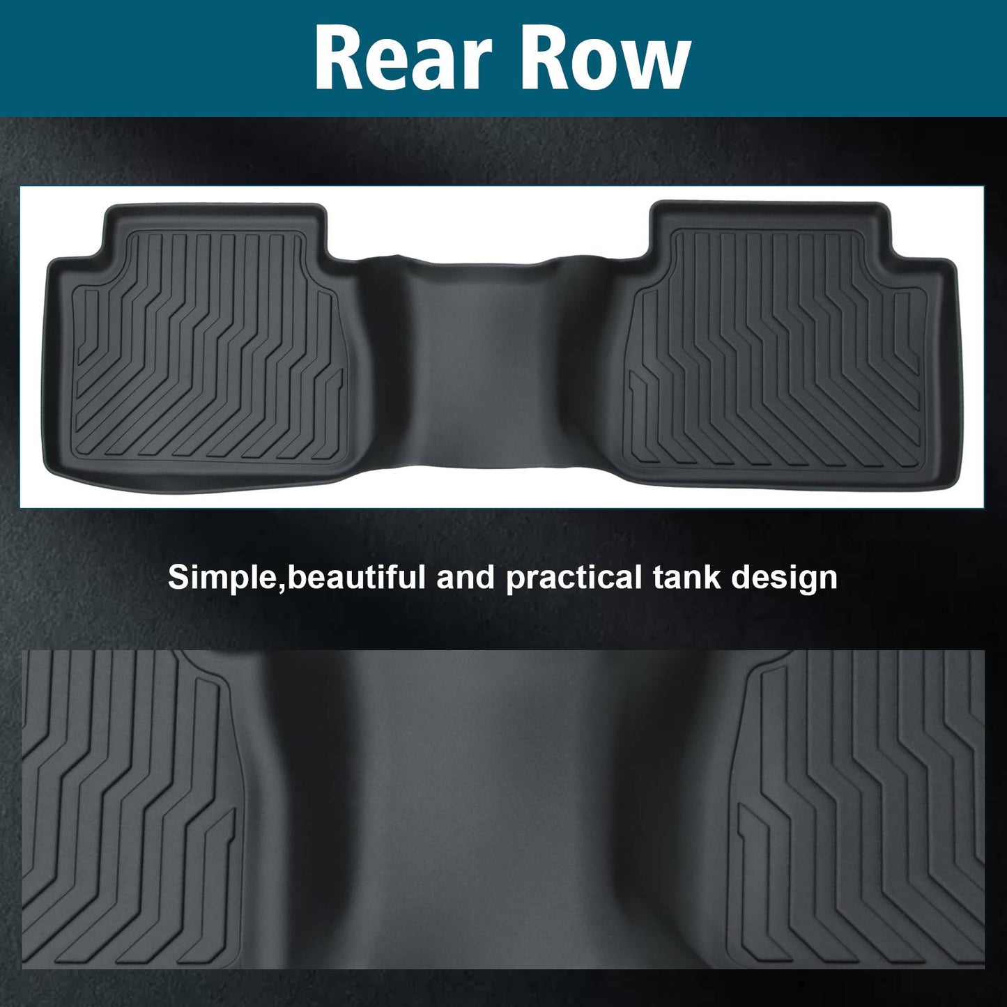 Car Floor Mats TPE Rubber For 18-23 Camry NO FIT 2018-2023 Camry Hybrid