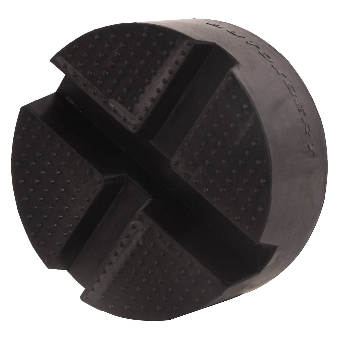 2PCS Universal Car Rubber Cross Slotted Jack Pad Adapter Guard Rail Floor