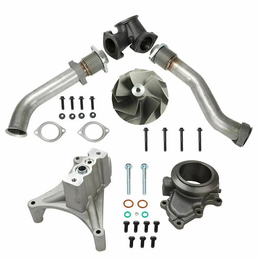 For 7.3L 99.5-03 Turbo Pedestal Ebp Valve Delete Upgraded 5 5 Wheel & Up Pipes Ban The Sale Of Amazon