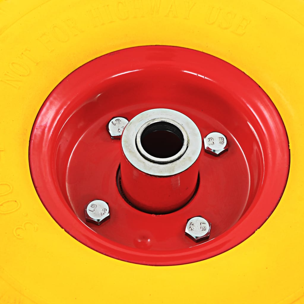 Sack Truck Wheels, 4 pcs. PU Solid Rubber Tires 3.00-4