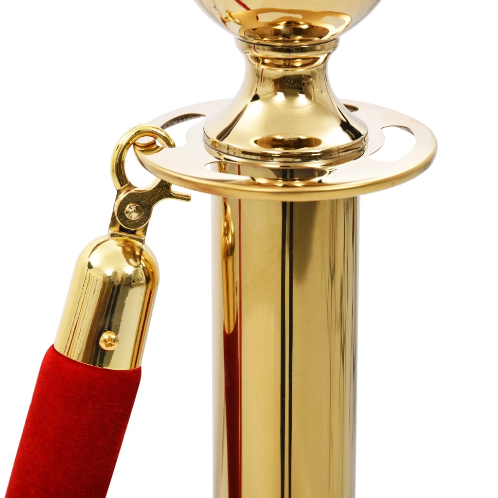VIP Barrier Stand 3-piece Stainless Steel Golden   VIP
