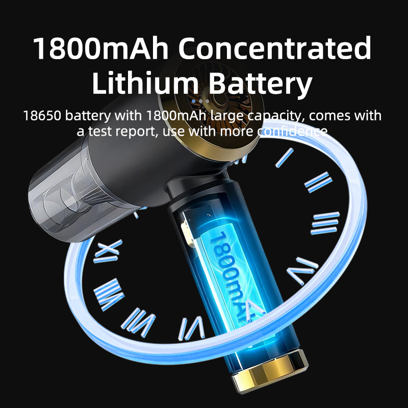 Cordless car vacuum cleaner, 3000Pa suction - image 5