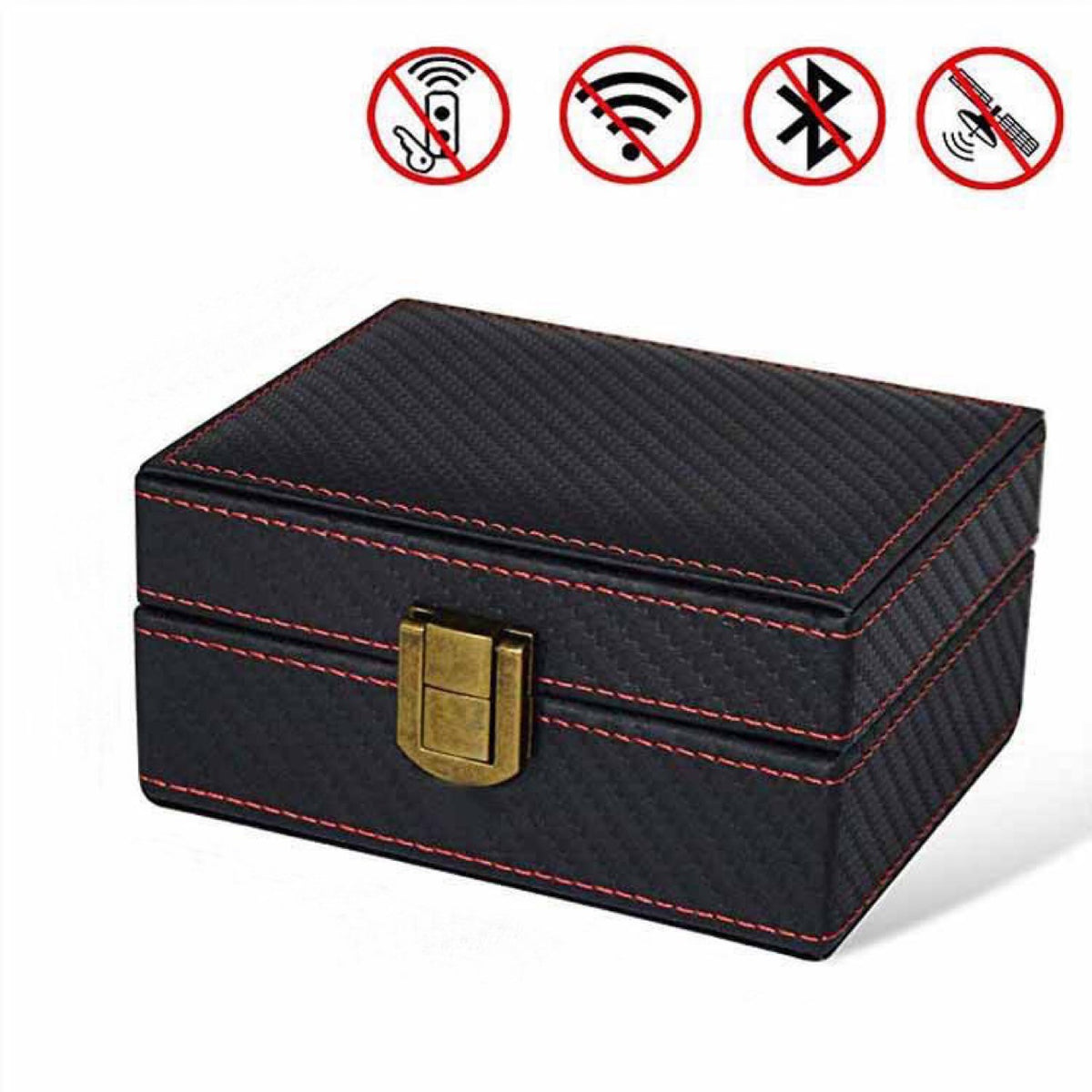 Faraday key box, signal-blocking