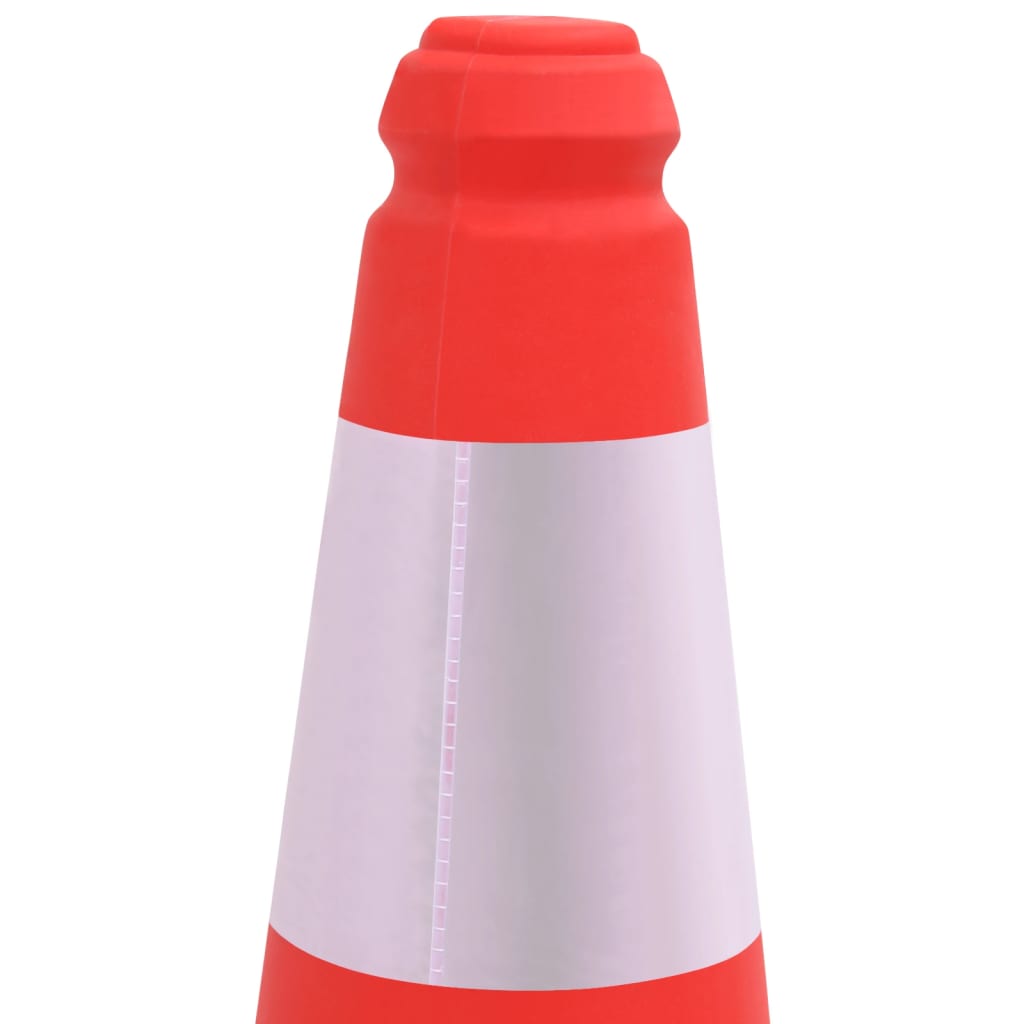 Reflective Traffic Cones with Heavy Base, 4 pcs.