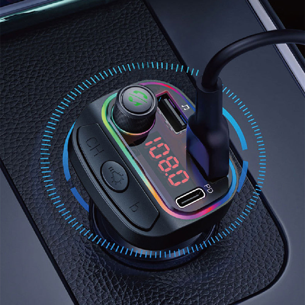 Bluetooth FM Transmitter Fast Car Charger