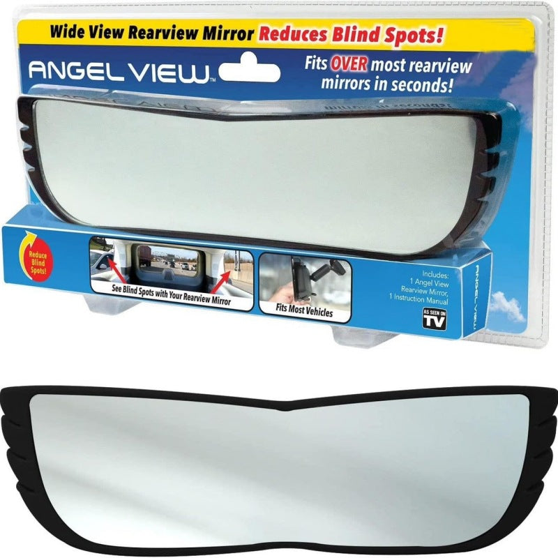 Wide-Angle Interior Rear View Mirror – 28.5cm Clip-On - image 3