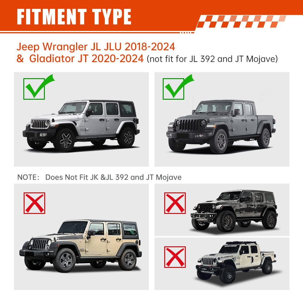 Hood Compatible With 2018 Wrangler