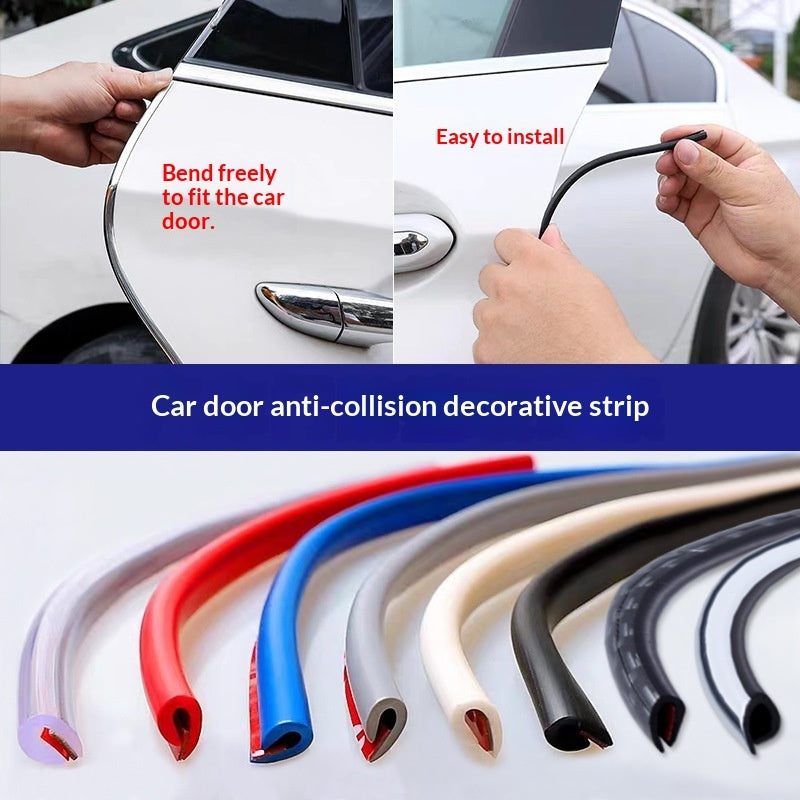 Bumper and door edge seal strip