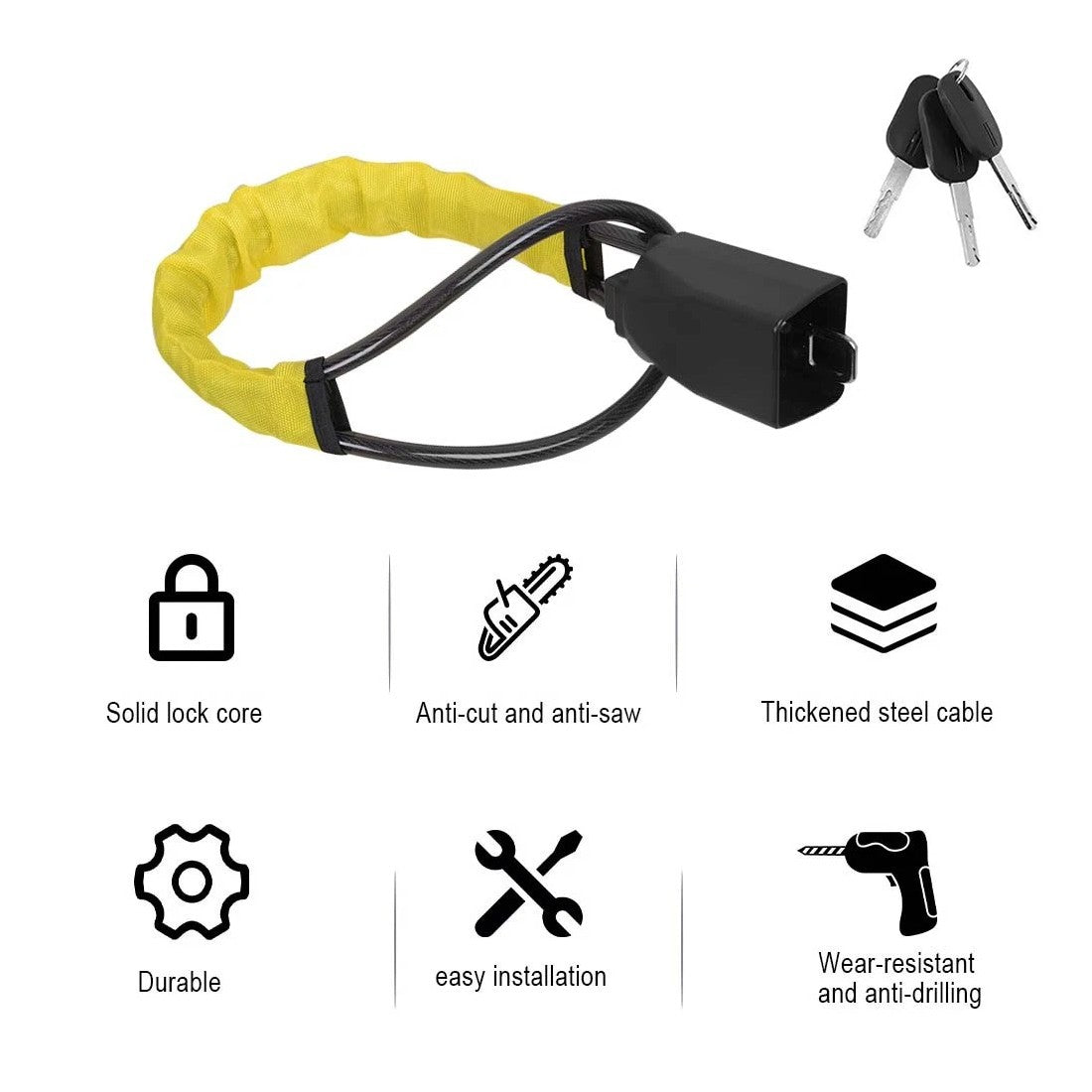 Steering Wheel Lock – Heavy Duty Anti-Theft (Seat Belt Style) - image 10