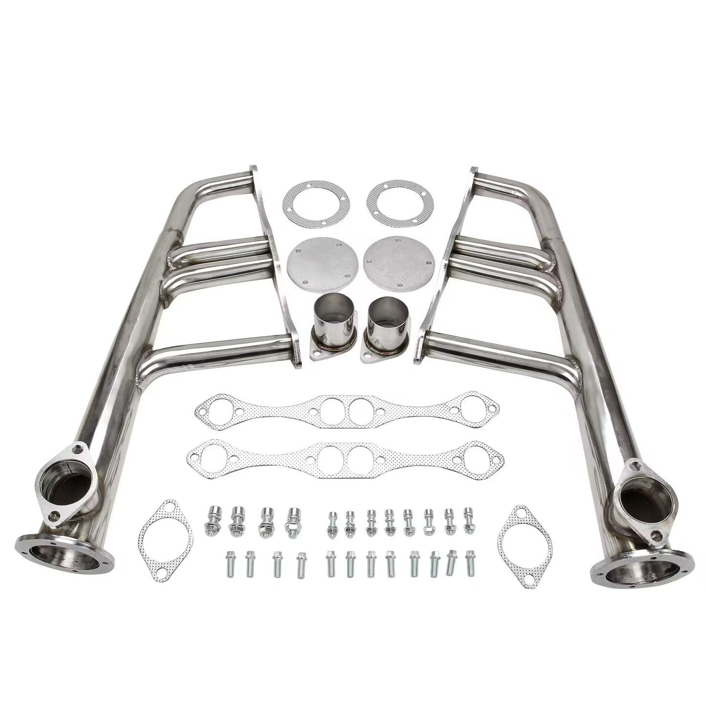 Exhaust Manifold Headers Small Block Chevy Lake Style SBC 265-400 V8   Ban The Sale Of Amazon&Temu