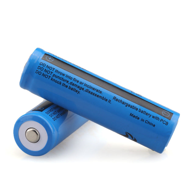 2pcs 18650 Lithium Batteries 3.7V Li-ion Rechargeable Battery For Headlight Fashlight(Logistics Only For USPS.TK/TMEU Only For Self-pickup)