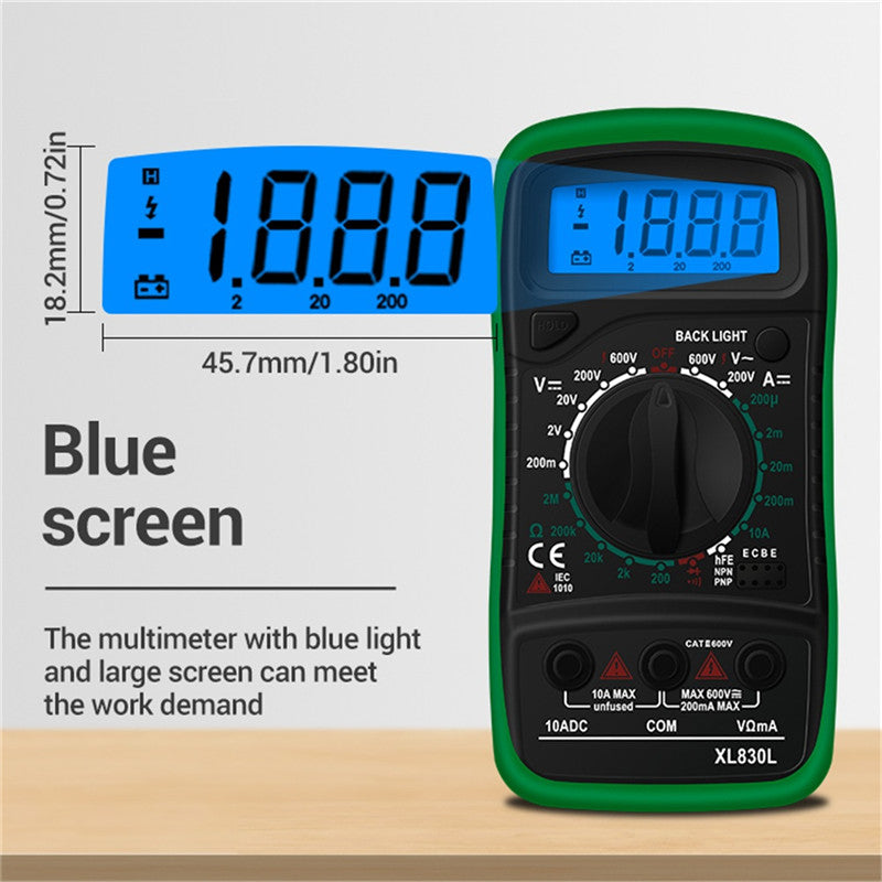 Digital Multimeter – DC/AC Voltage, Current & Resistance Tester - image 5