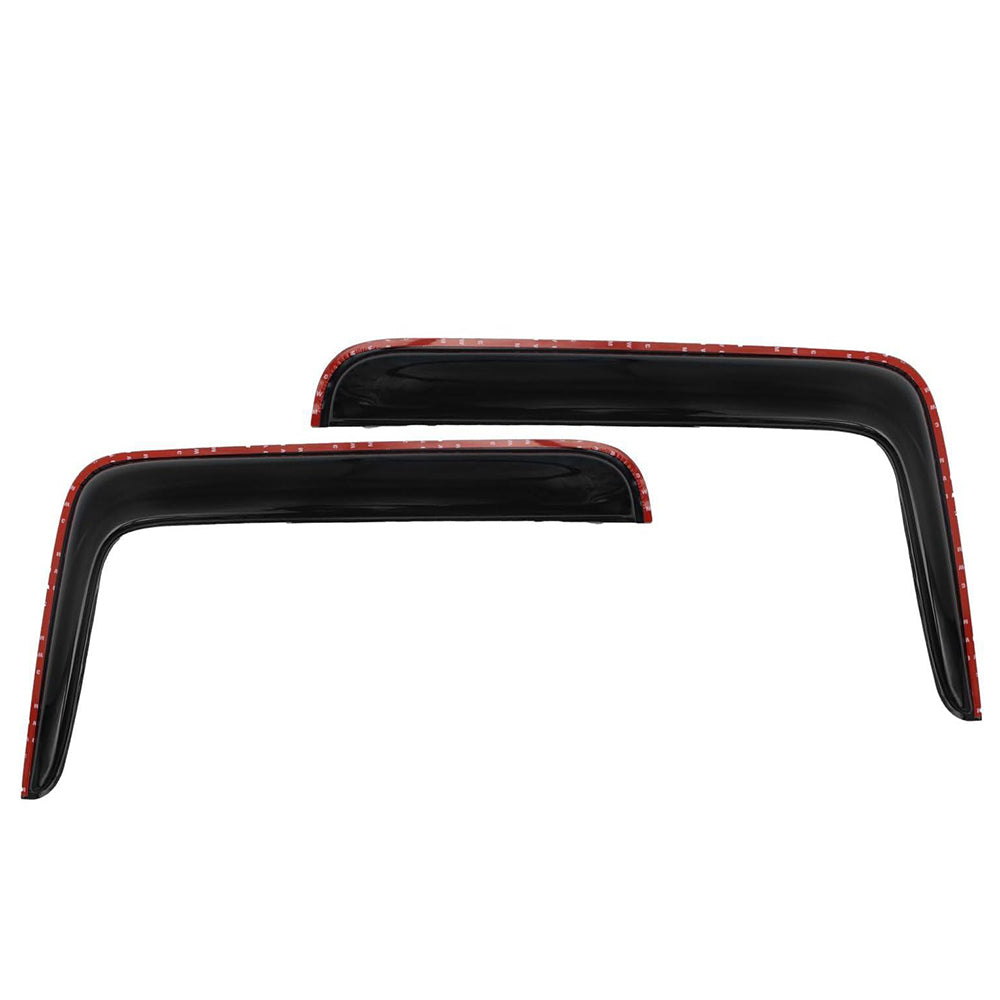 Tape-on Windows Visors Deflector Sun Rain Guard For Kenworth C500 W900 T800