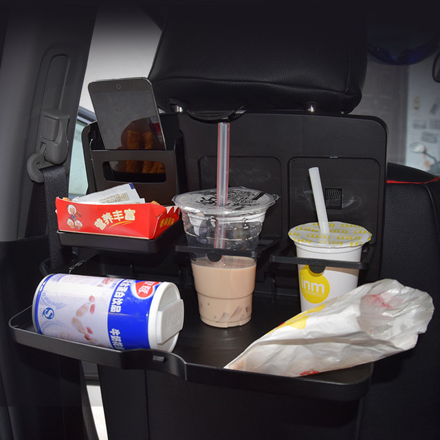 Car Back Seat Folding Tray Table