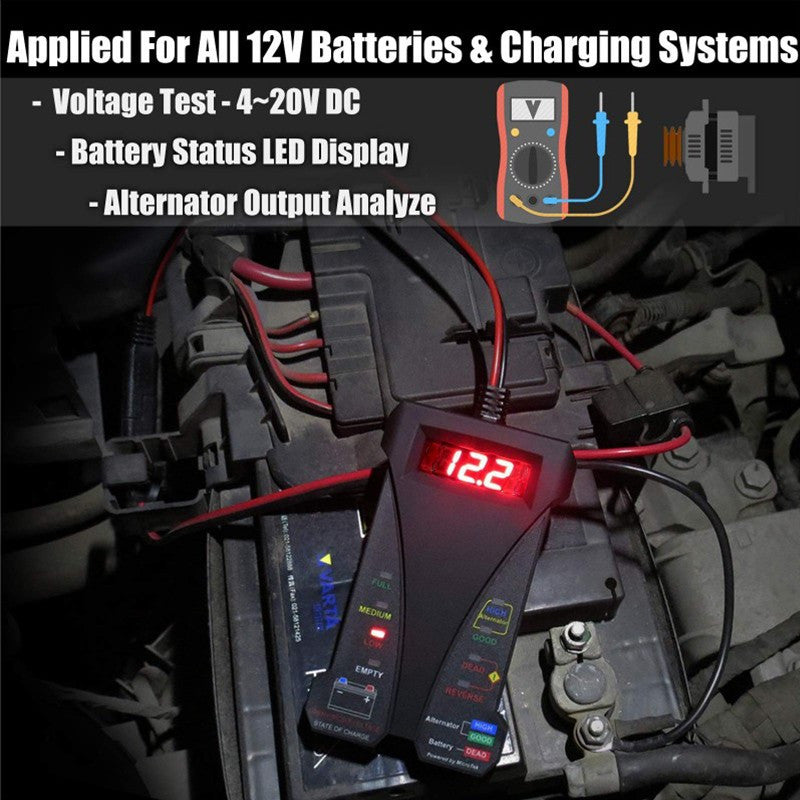 Car Battery Tester 12V – Digital LCD with Voltmeter - image 5