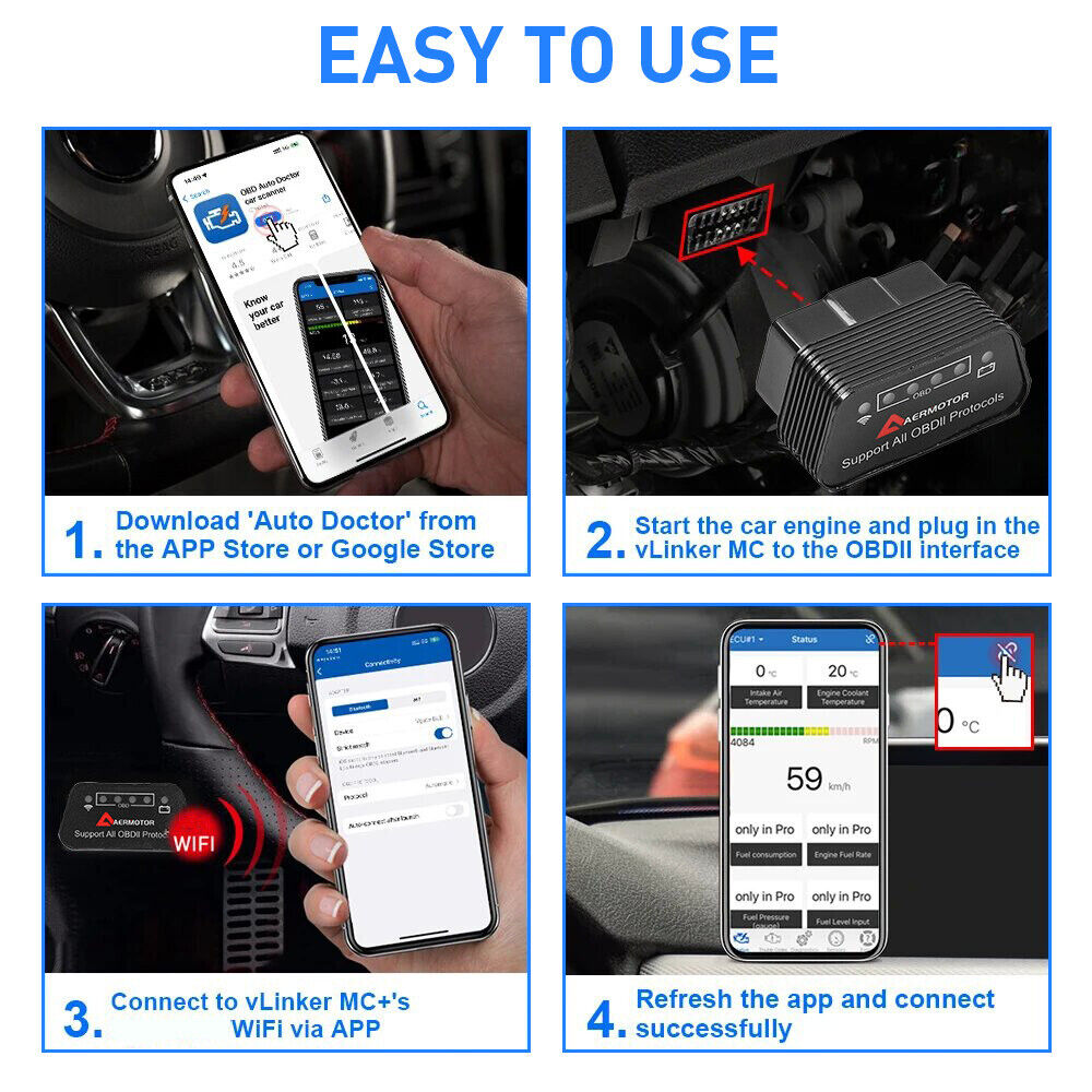 OBD2 Bluetooth Scanner – Fault Code Reader for Android & PC - image 2