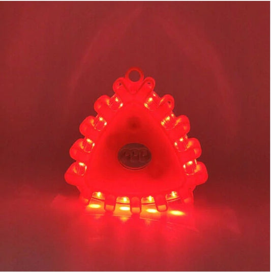LED Flashing Triangle Road Warning Light
