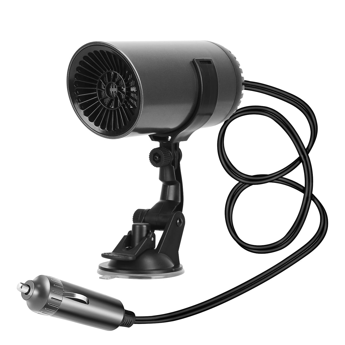 1Pc 12V 150W Or 24V 216W Portable Car Heater 2 In 1 Heating Cooling Fan Rotatable Demister Defroster With 4.92ft Cord