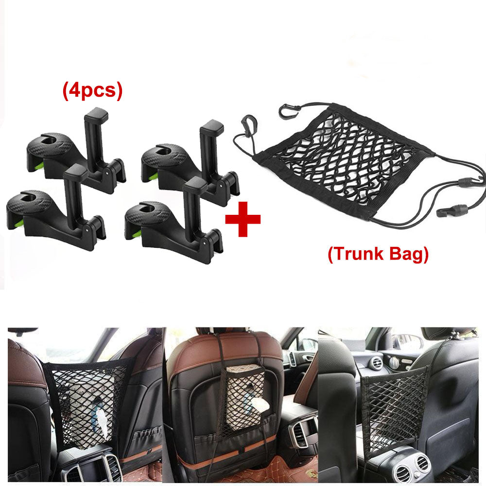 Headrest hooks with phone holder - image 2