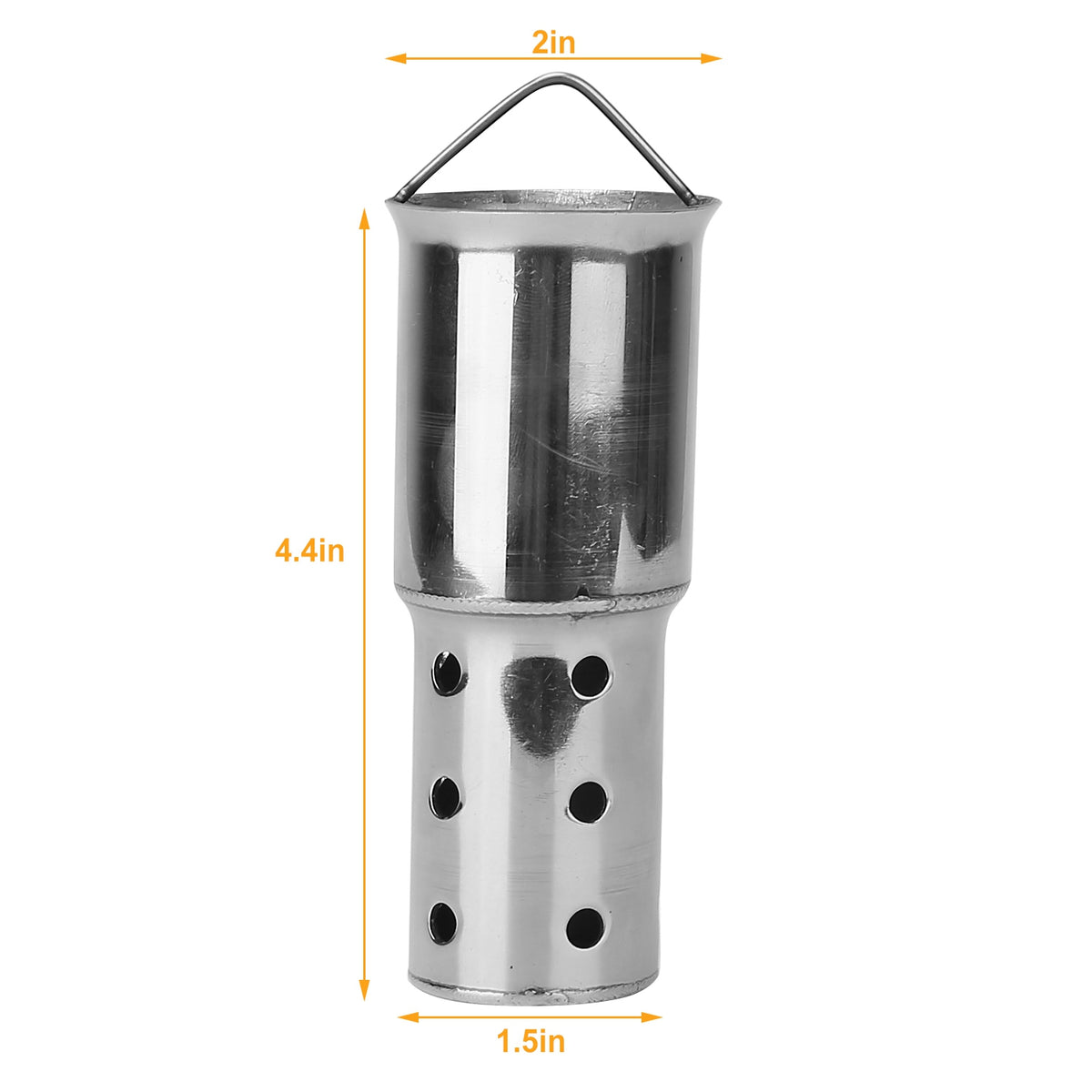 1Pc Pipe Silencer Muffler 51MM 2IN Exhaust Pipe Noise Sound Eliminator Motorcycle DB Killer