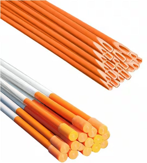Snow Marker,rod 0.25x48inch,orange,20pcs