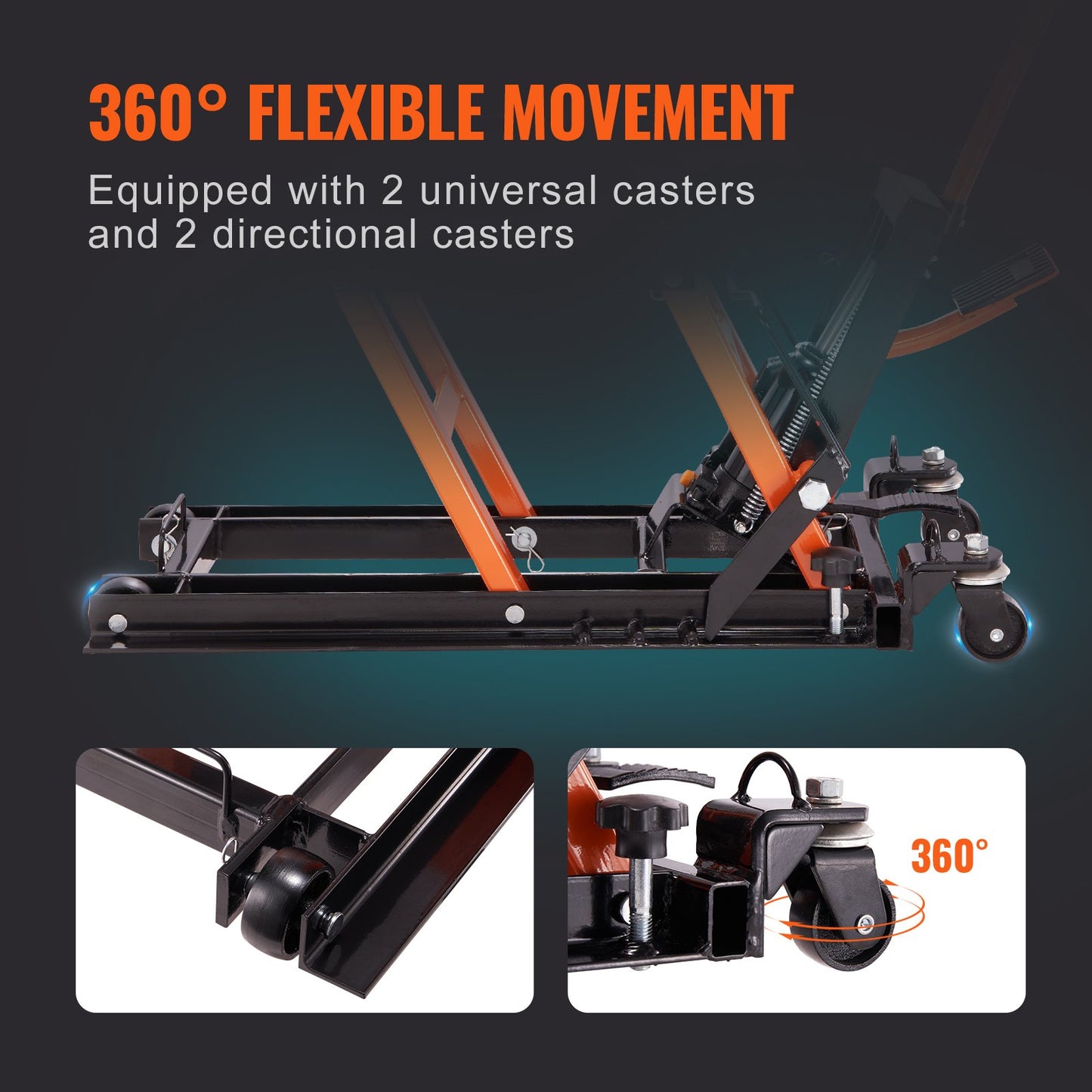 Motorcycle Hydraulic PumpJack 680.4 Kg ATV Dirt Bike Stand