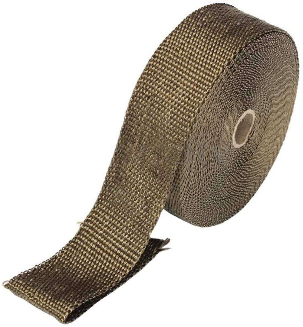 Exhaust Heat Wrap – 20m Titanium with 20 Stainless Ties - image 2