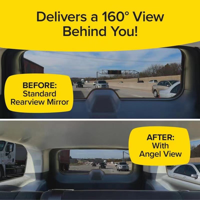 Wide-Angle Interior Rear View Mirror – 28.5cm Clip-On - image 4