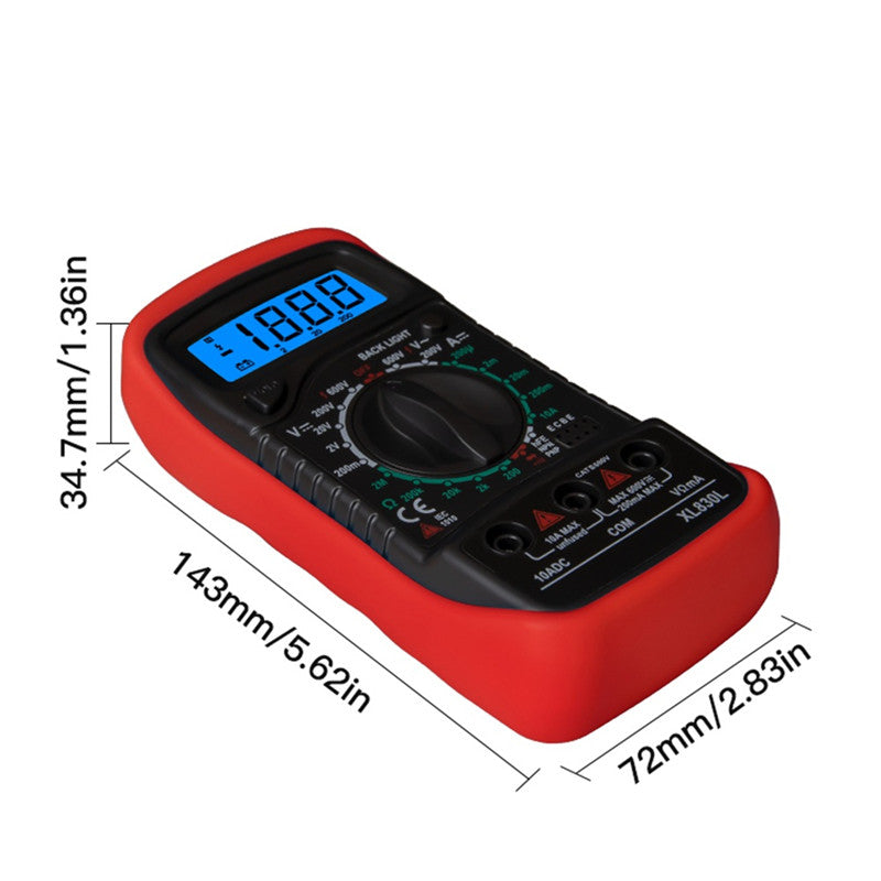 Digital Multimeter – DC/AC Voltage, Current & Resistance Tester - image 6