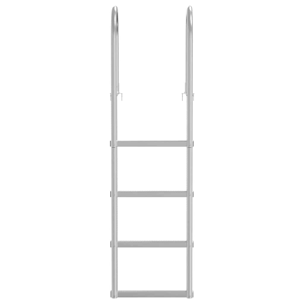 Dock Ladder 4-Step Silver 45 x 11.