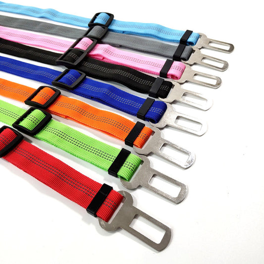 Reflective dog car seat belt, 74 cm