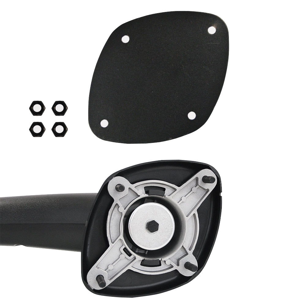 Black Hood Mirrors Compatible With Freightliner Cascadia 2008-2016 Driver Side