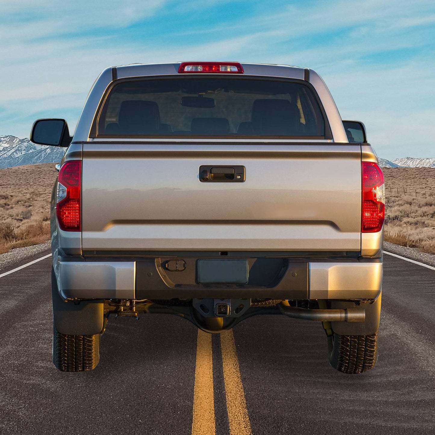 Right Rear Bumper End Caps Covers Corner Extension For 2014-2021 Tundra