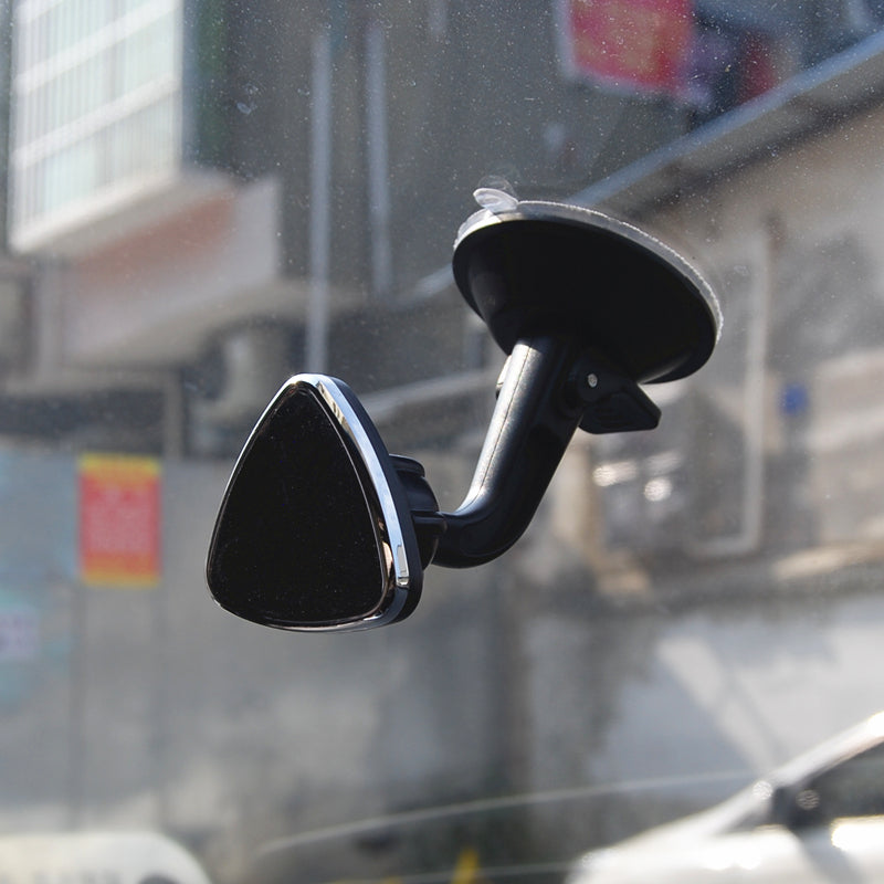 Car Phone Holder – Magnetic Dashboard & Windscreen Mount - black