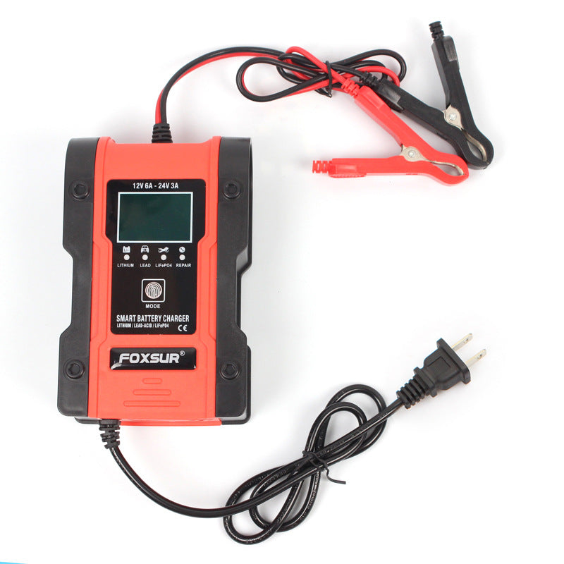 Smart Battery Charger 12V 6A / 24V 3A – 7-Stage, UK Plug - image 5