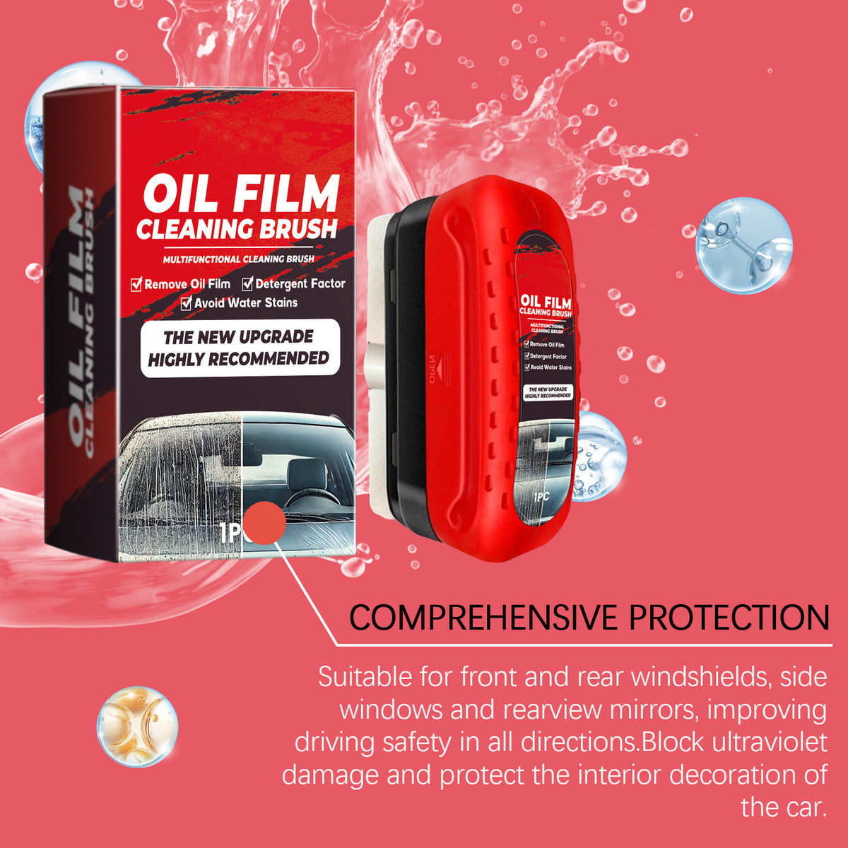 Car Windscreen Oil Film Cleaning Brush - image 4