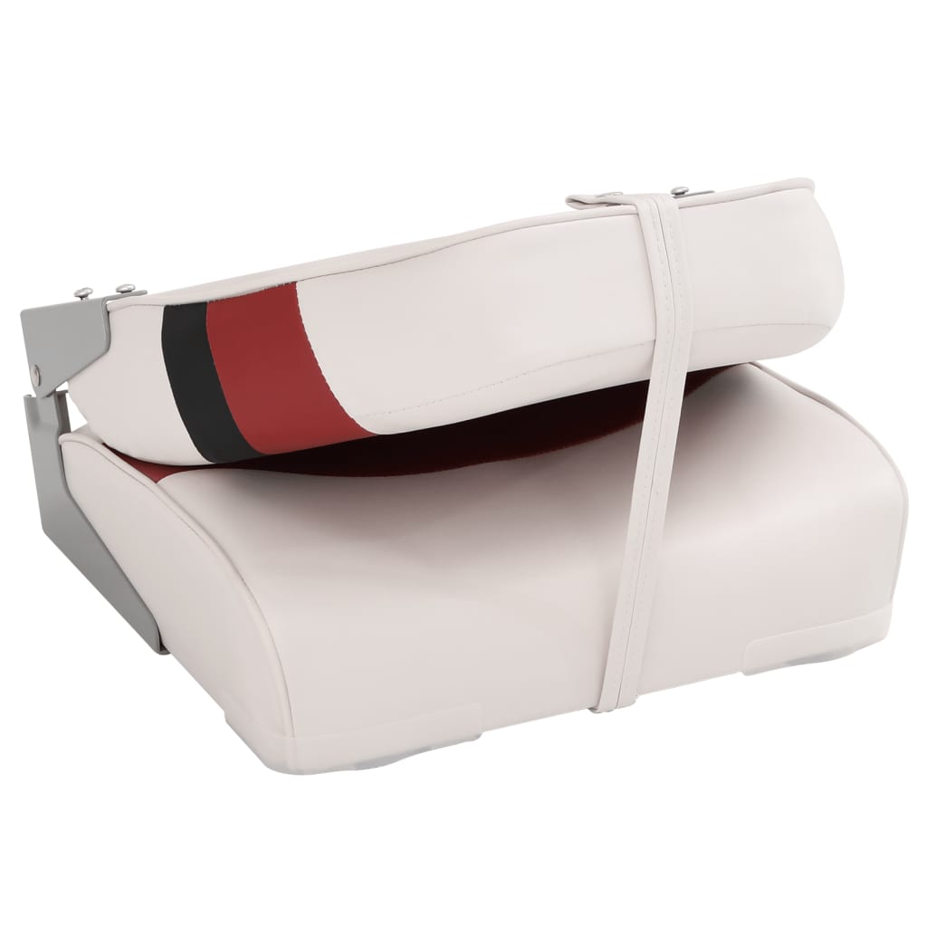 Boat Seat with High Backrest, Foldable, 44x