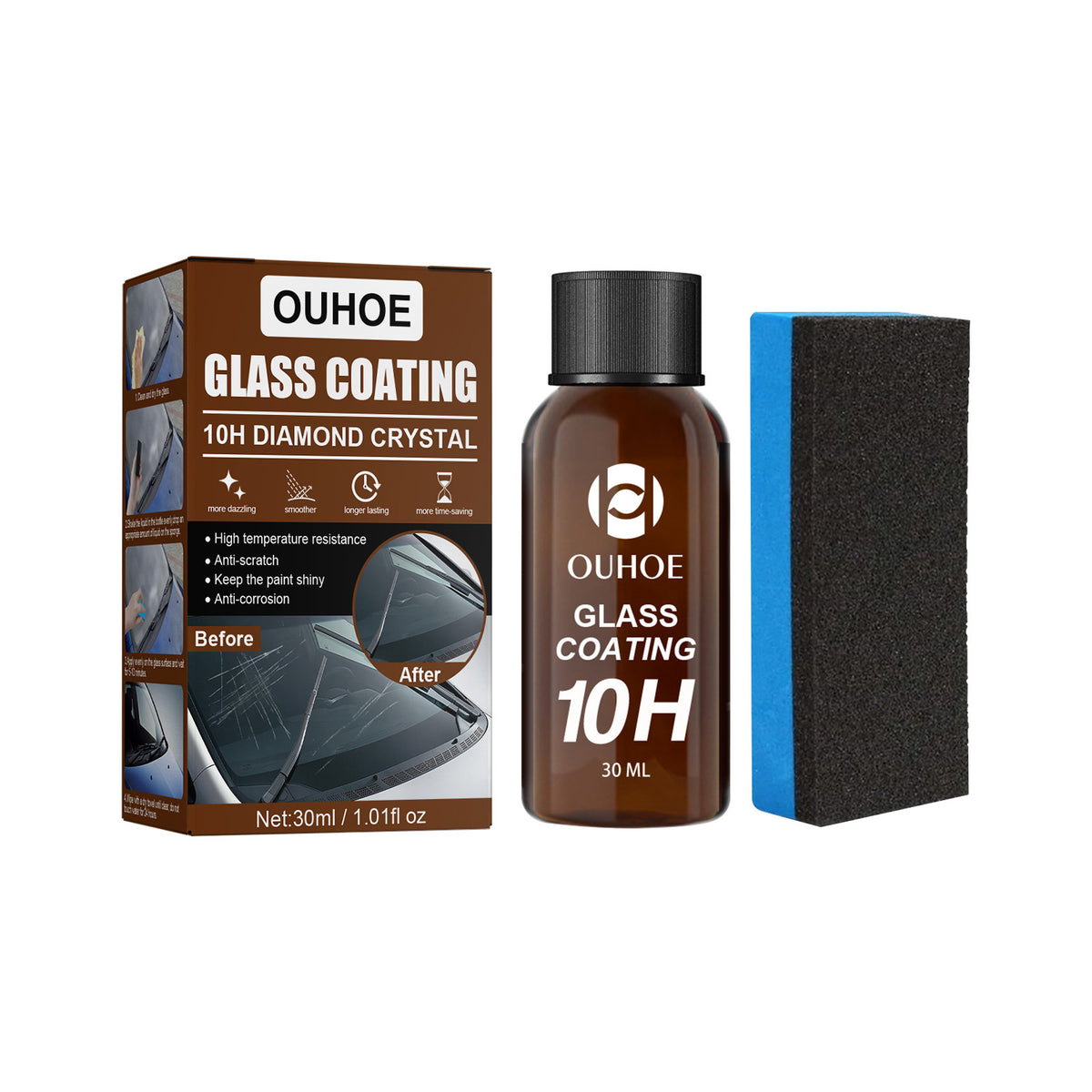 Glass nano coating for windscreens, 30ml - image 3