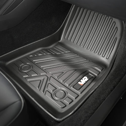 Odorless TPE Floor Mat For Tesla Model 3 2023-2025 6 PCS Waterproof Duty-Proof Fully Surrounded Floor Liner Protection Foot Pad