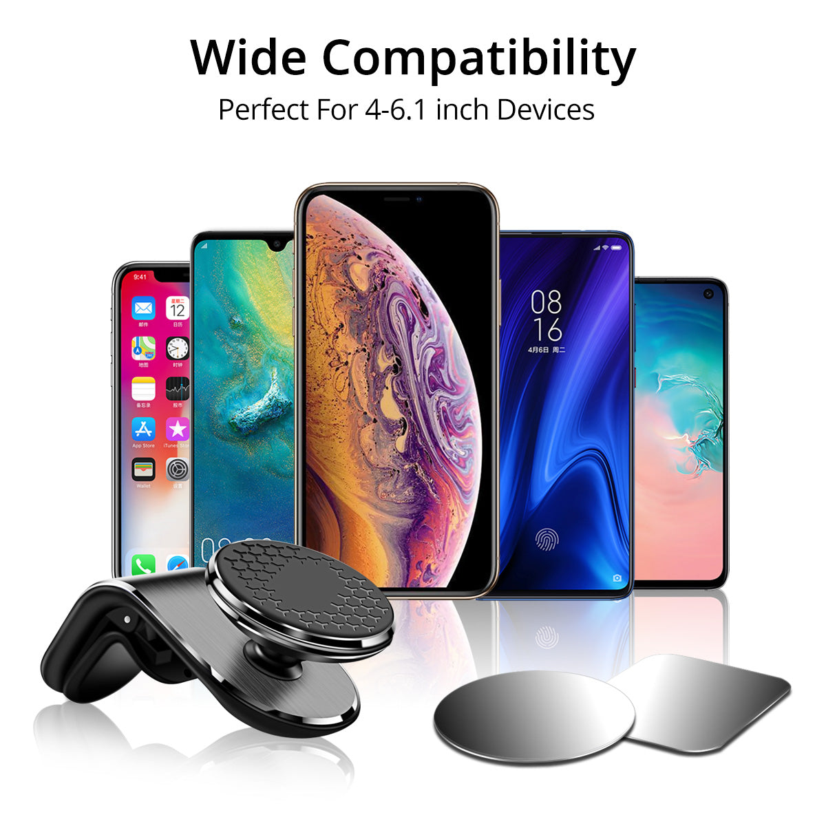 Rotating Magnetic Air Vent Car Phone Mount - image 3