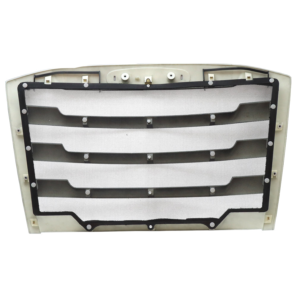 Black Front Grille Compatible With Freightliner Cascadia 2018, With Bug Screen