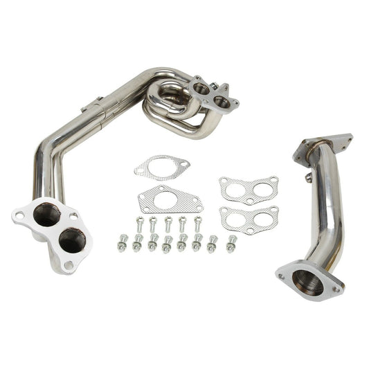 Exhaust Header For 08-14 S.ubaru Impreza WRX STi GE GH GR GV 2.0L  2.5L EJ20  EJ25 H4 Ban The Sale Of Amazon