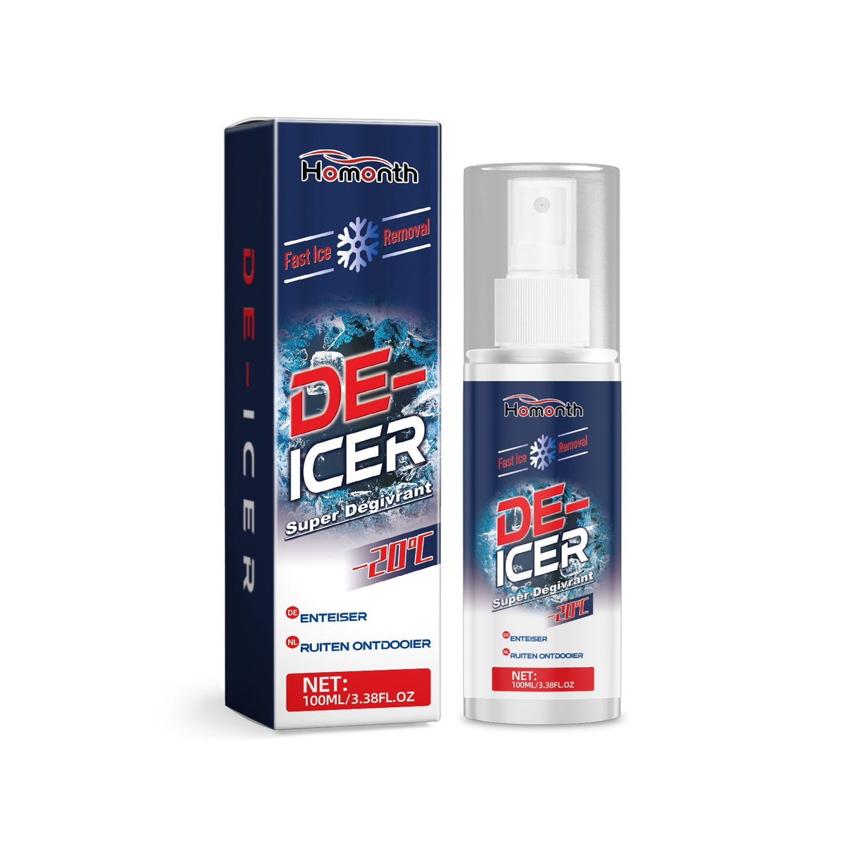 Windscreen de-icer spray, 100ml