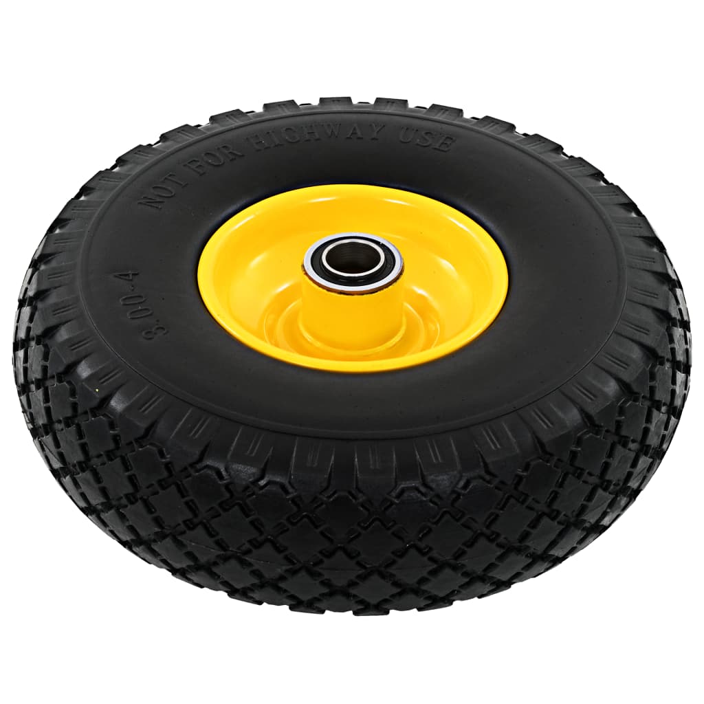 Sack Truck Wheels 2 pcs. Solid PU 3.00 - 4 (260x85)