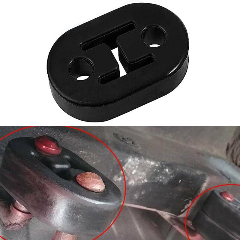 4PCS Poly Polyurethane Exhaust Hanger Mounts 2 Hole Muffler Rubber Universal P